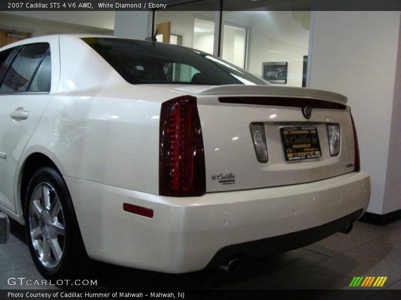White Diamond / Ebony 2007 Cadillac STS 4 V6 AWD