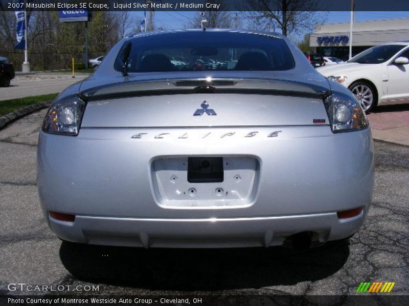 Liquid Silver Metallic / Medium Gray 2007 Mitsubishi Eclipse SE Coupe