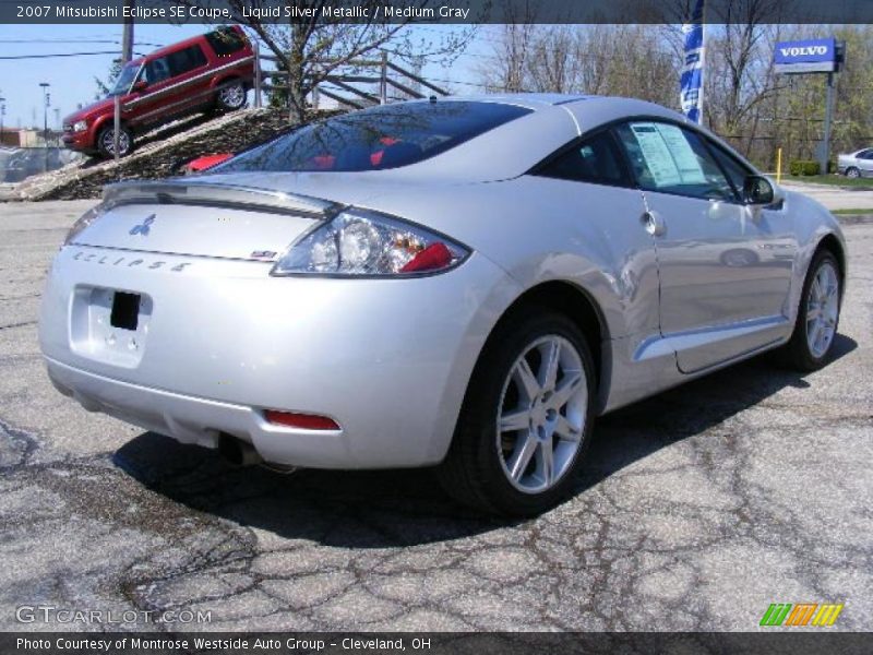 Liquid Silver Metallic / Medium Gray 2007 Mitsubishi Eclipse SE Coupe