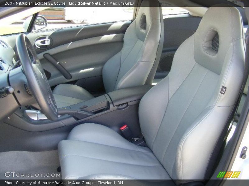 Liquid Silver Metallic / Medium Gray 2007 Mitsubishi Eclipse SE Coupe