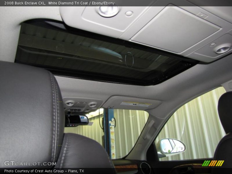 White Diamond Tri Coat / Ebony/Ebony 2008 Buick Enclave CXL