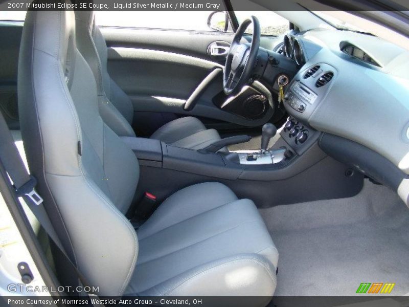 Liquid Silver Metallic / Medium Gray 2007 Mitsubishi Eclipse SE Coupe