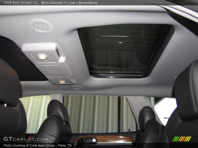 White Diamond Tri Coat / Ebony/Ebony 2008 Buick Enclave CXL