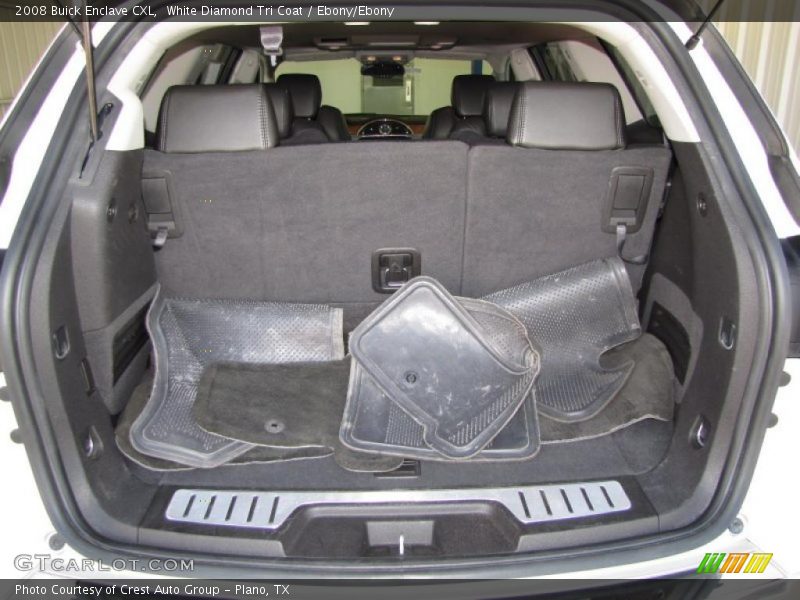 White Diamond Tri Coat / Ebony/Ebony 2008 Buick Enclave CXL