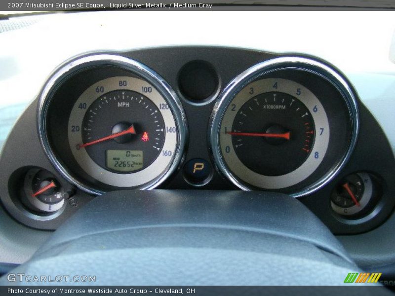 Liquid Silver Metallic / Medium Gray 2007 Mitsubishi Eclipse SE Coupe