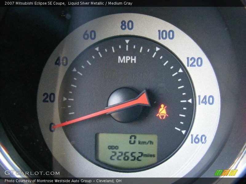 Liquid Silver Metallic / Medium Gray 2007 Mitsubishi Eclipse SE Coupe