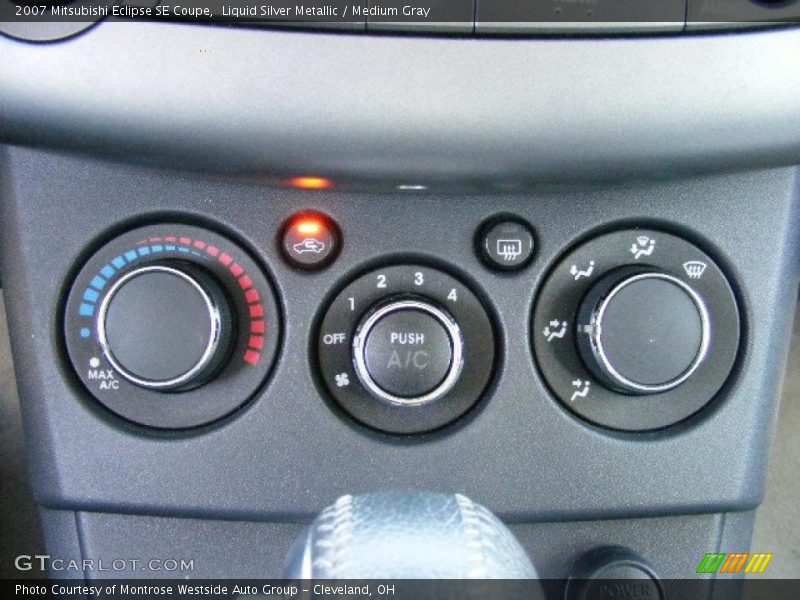 Liquid Silver Metallic / Medium Gray 2007 Mitsubishi Eclipse SE Coupe