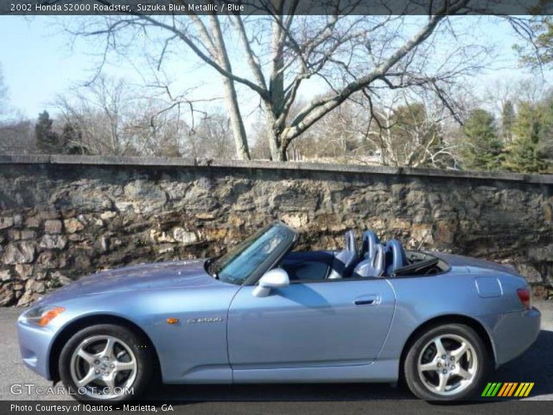 Suzuka Blue Metallic / Blue 2002 Honda S2000 Roadster