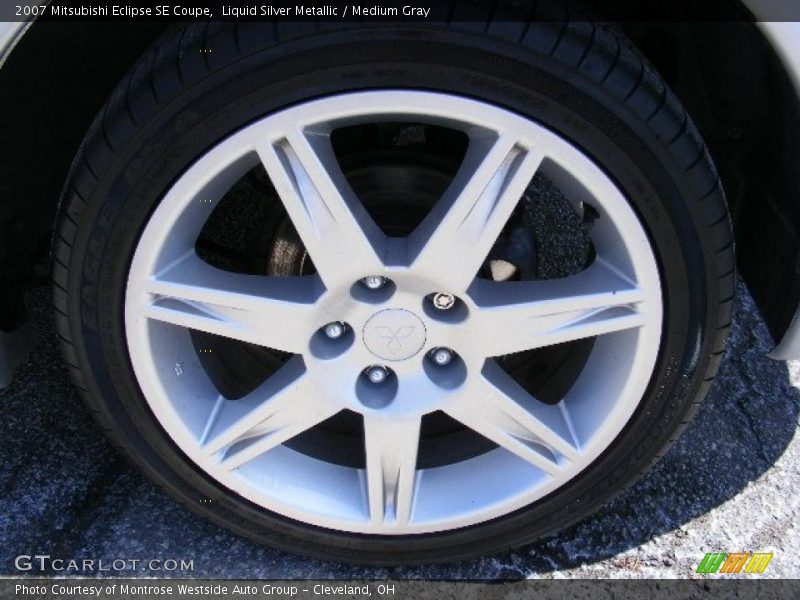 Liquid Silver Metallic / Medium Gray 2007 Mitsubishi Eclipse SE Coupe