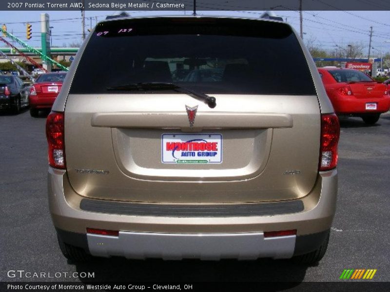 Sedona Beige Metallic / Cashmere 2007 Pontiac Torrent AWD