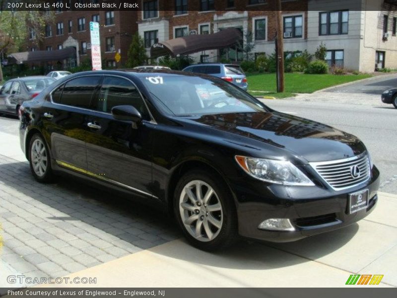 Obsidian Black / Black 2007 Lexus LS 460 L