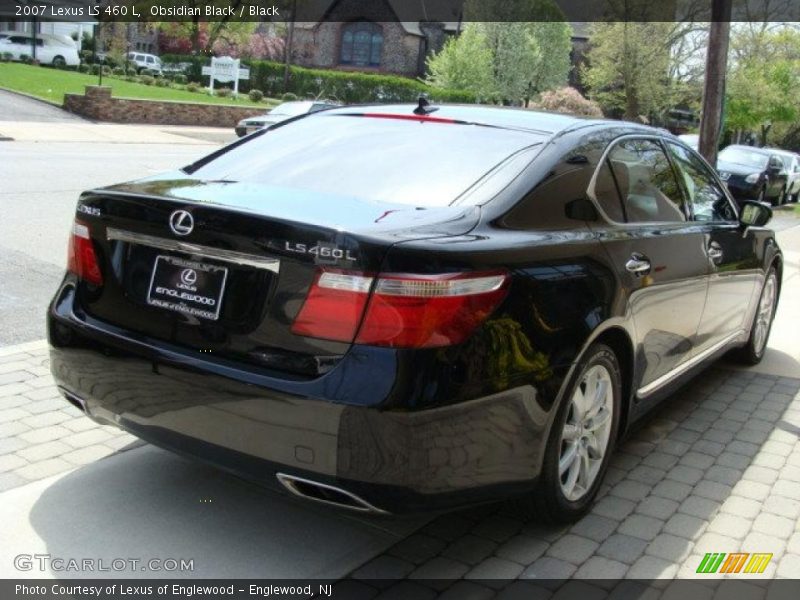 Obsidian Black / Black 2007 Lexus LS 460 L