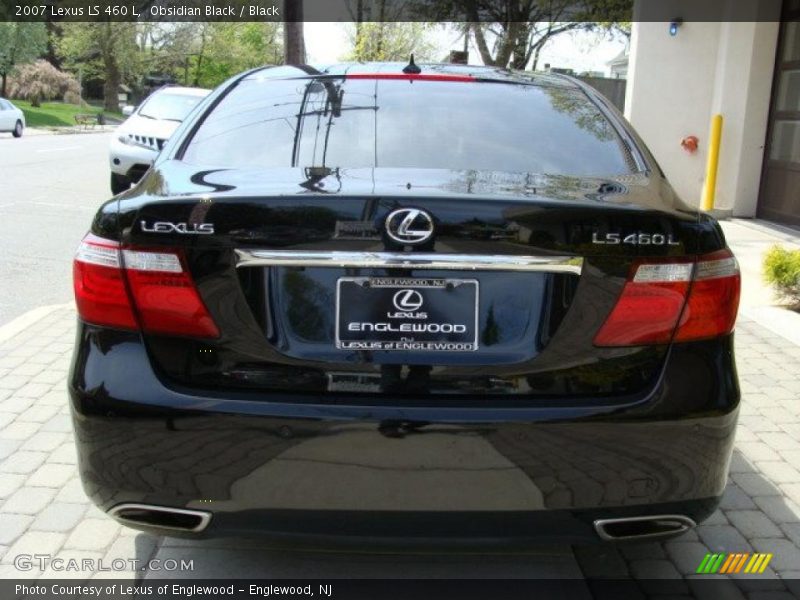 Obsidian Black / Black 2007 Lexus LS 460 L