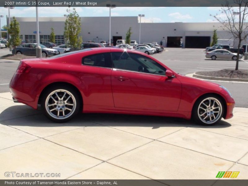 Laser Red / Wheat Beige 2007 Infiniti G 35 Coupe