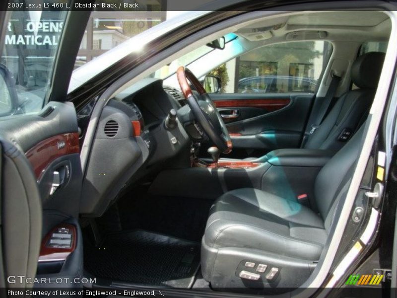 Obsidian Black / Black 2007 Lexus LS 460 L