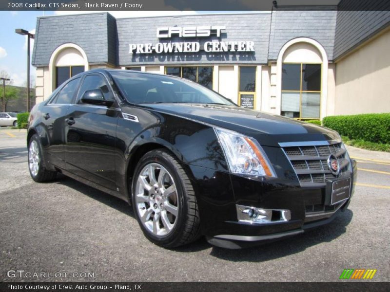 Black Raven / Ebony 2008 Cadillac CTS Sedan