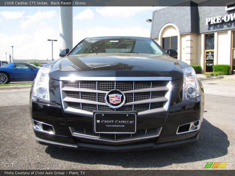 Black Raven / Ebony 2008 Cadillac CTS Sedan