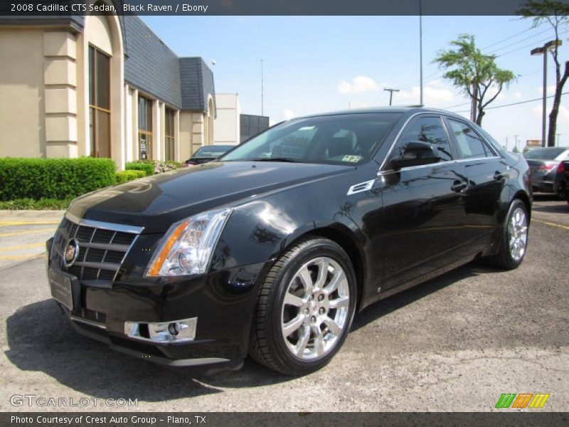 Black Raven / Ebony 2008 Cadillac CTS Sedan