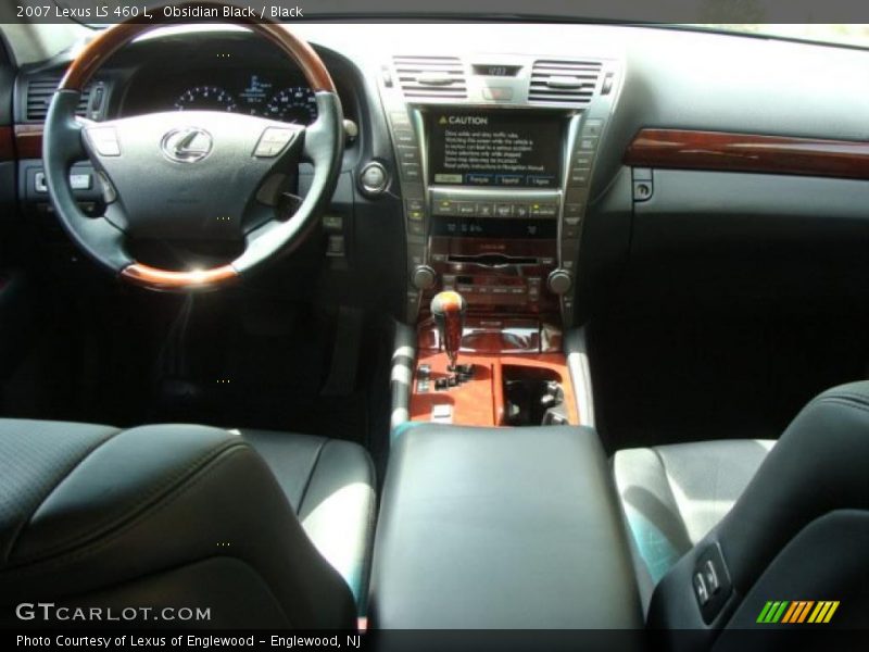 Obsidian Black / Black 2007 Lexus LS 460 L