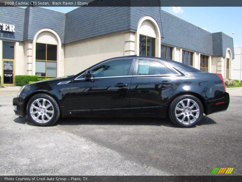 Black Raven / Ebony 2008 Cadillac CTS Sedan