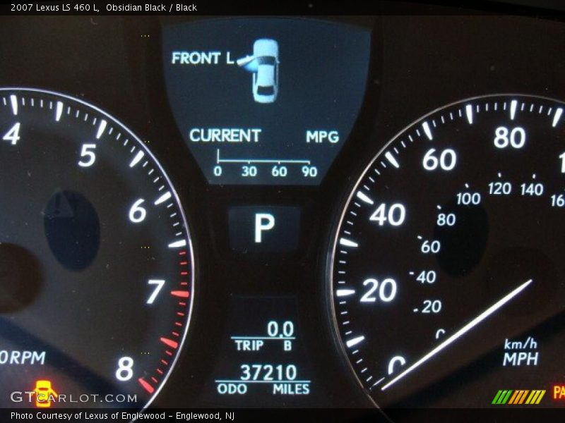 Obsidian Black / Black 2007 Lexus LS 460 L