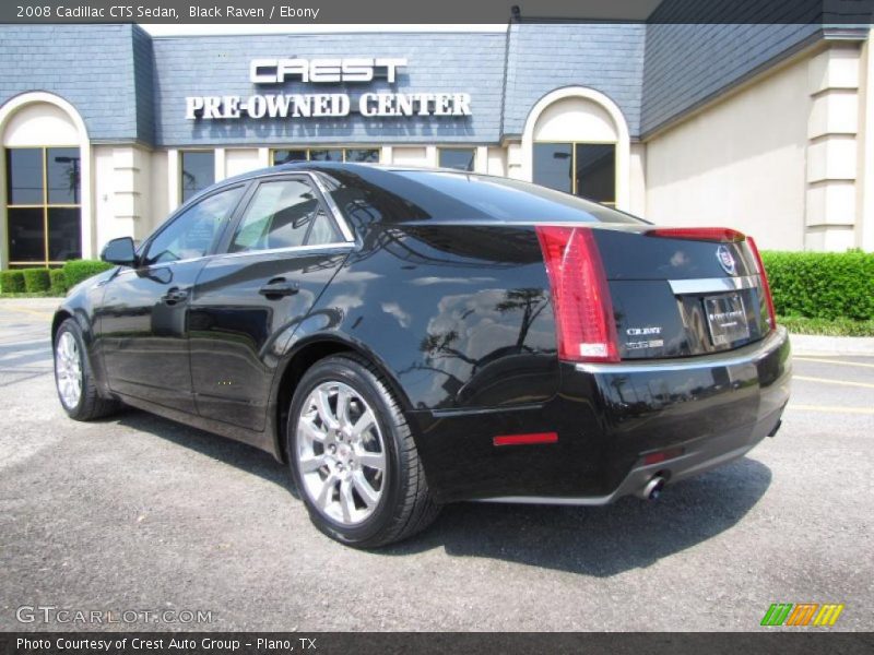 Black Raven / Ebony 2008 Cadillac CTS Sedan