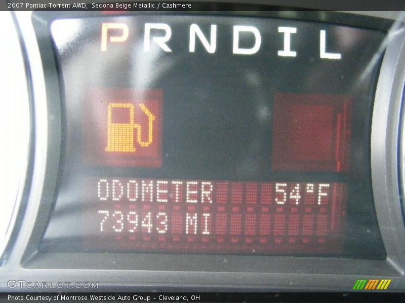 Sedona Beige Metallic / Cashmere 2007 Pontiac Torrent AWD