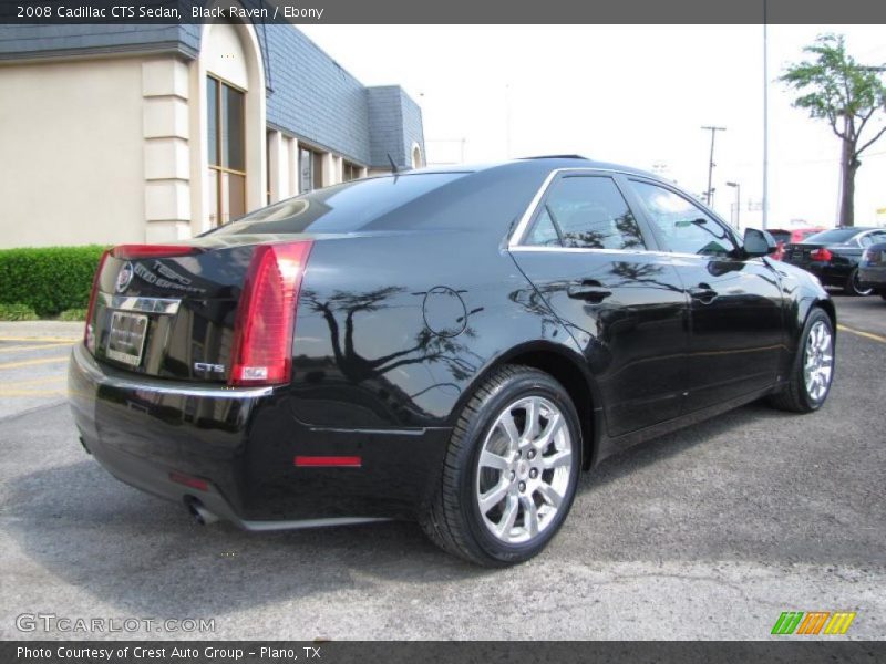 Black Raven / Ebony 2008 Cadillac CTS Sedan