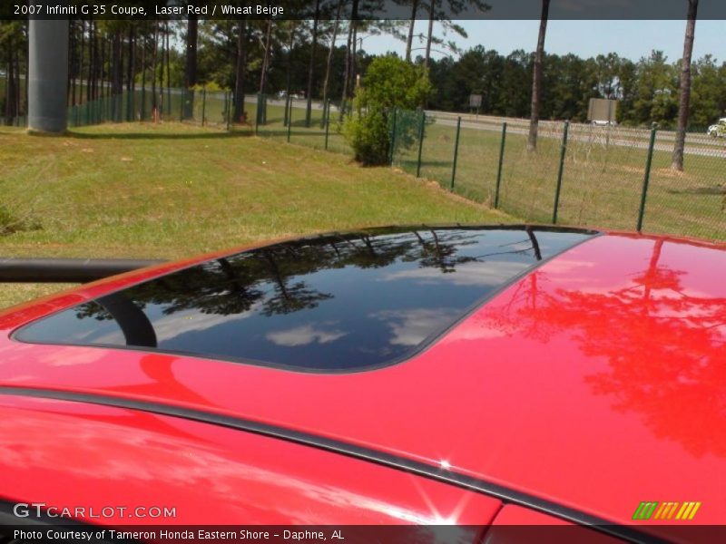 Laser Red / Wheat Beige 2007 Infiniti G 35 Coupe