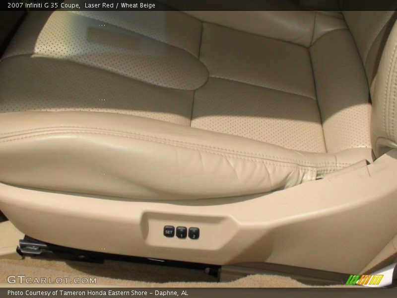 Laser Red / Wheat Beige 2007 Infiniti G 35 Coupe
