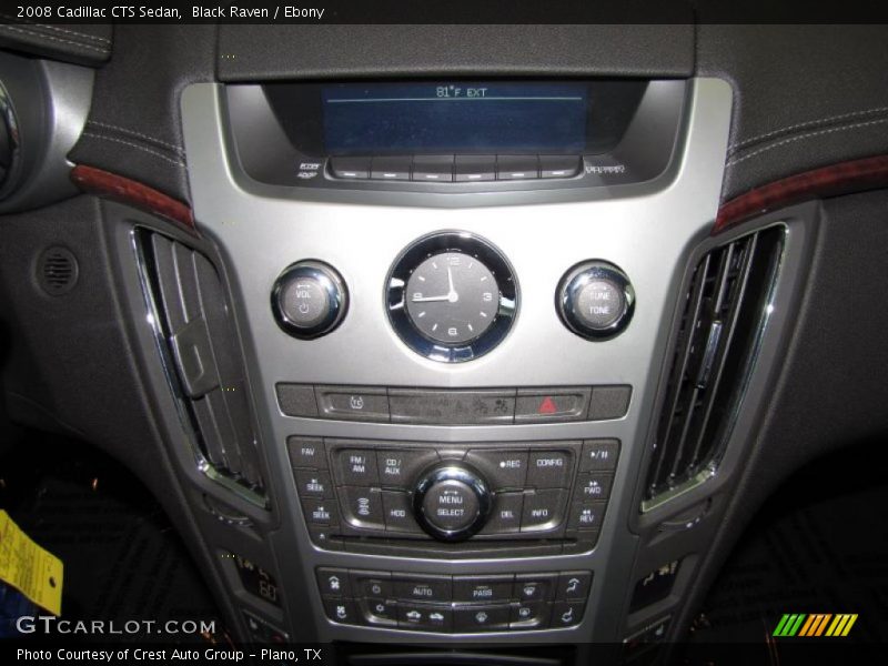 Black Raven / Ebony 2008 Cadillac CTS Sedan