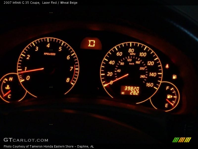 Laser Red / Wheat Beige 2007 Infiniti G 35 Coupe