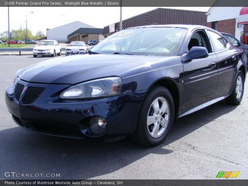 Midnight Blue Metallic / Ebony 2008 Pontiac Grand Prix Sedan