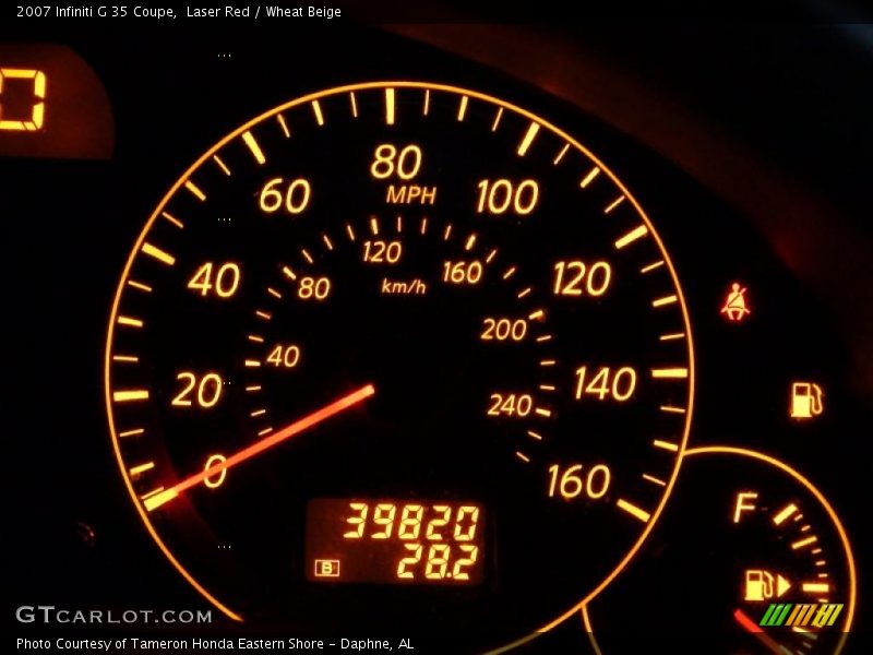 Laser Red / Wheat Beige 2007 Infiniti G 35 Coupe