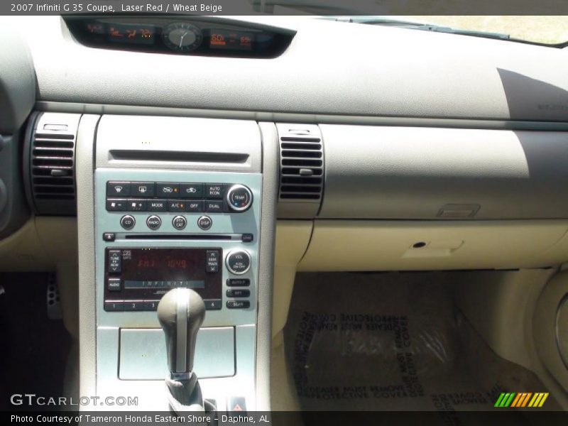 Laser Red / Wheat Beige 2007 Infiniti G 35 Coupe