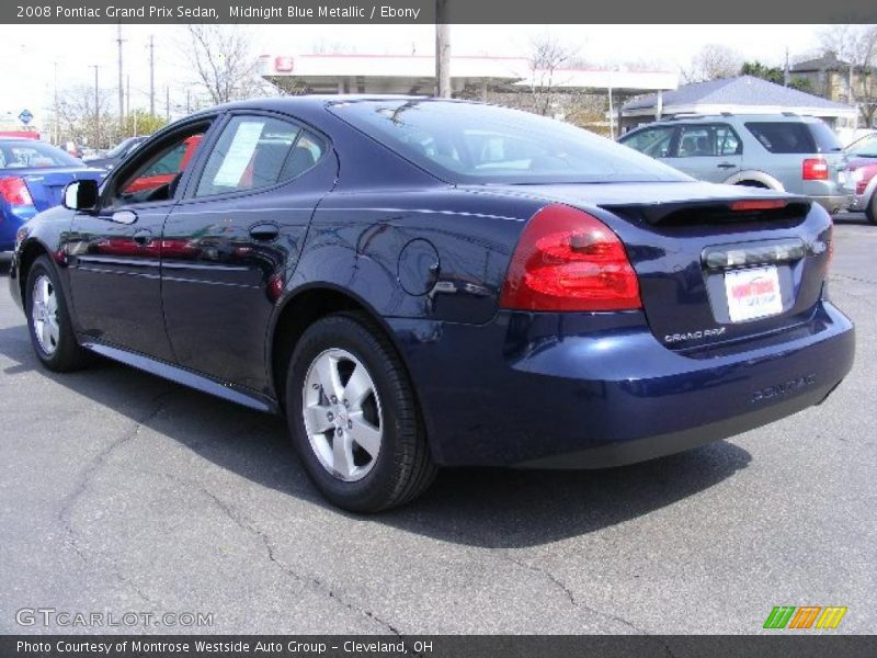 Midnight Blue Metallic / Ebony 2008 Pontiac Grand Prix Sedan