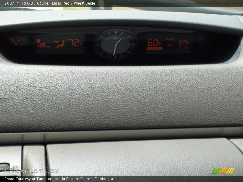Laser Red / Wheat Beige 2007 Infiniti G 35 Coupe