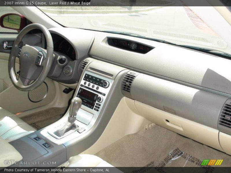 Laser Red / Wheat Beige 2007 Infiniti G 35 Coupe