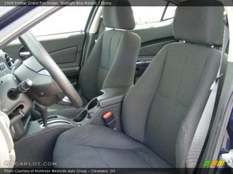 Midnight Blue Metallic / Ebony 2008 Pontiac Grand Prix Sedan