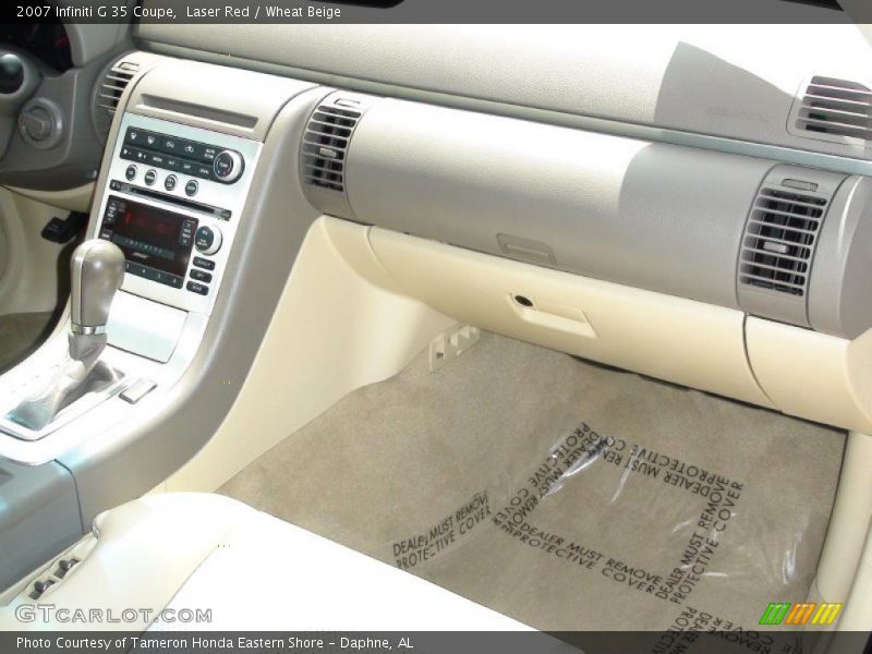 Laser Red / Wheat Beige 2007 Infiniti G 35 Coupe