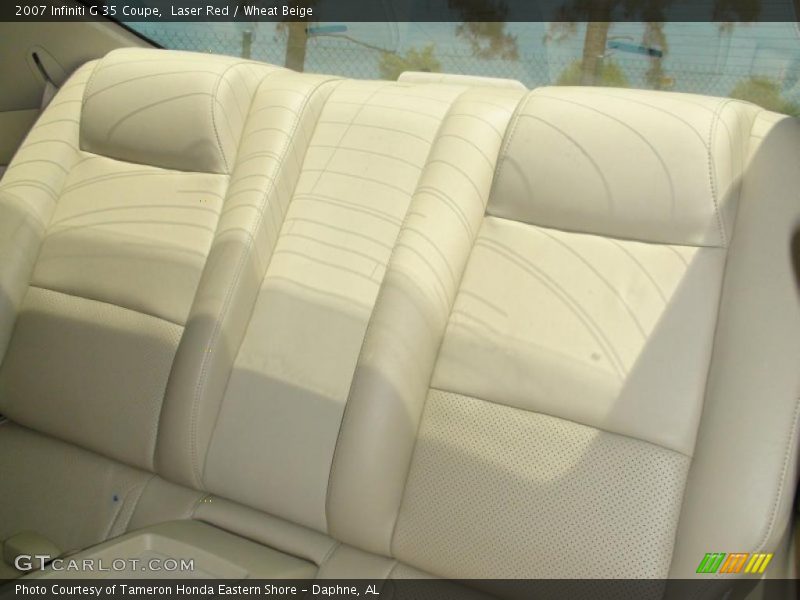 Laser Red / Wheat Beige 2007 Infiniti G 35 Coupe