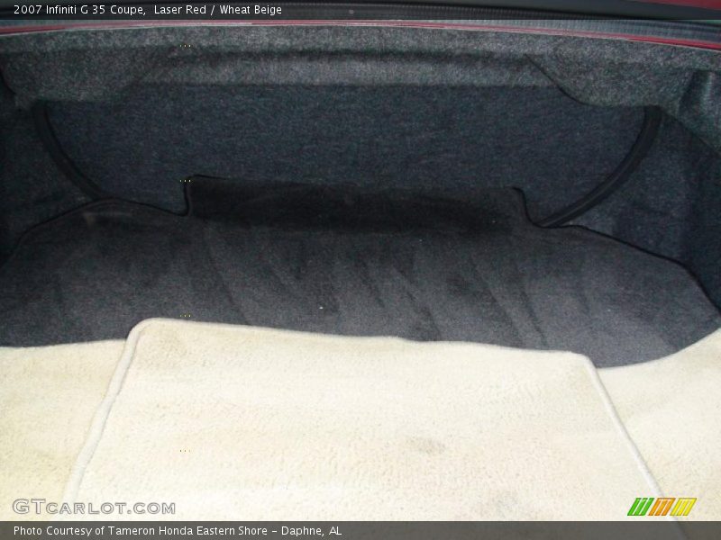 Laser Red / Wheat Beige 2007 Infiniti G 35 Coupe