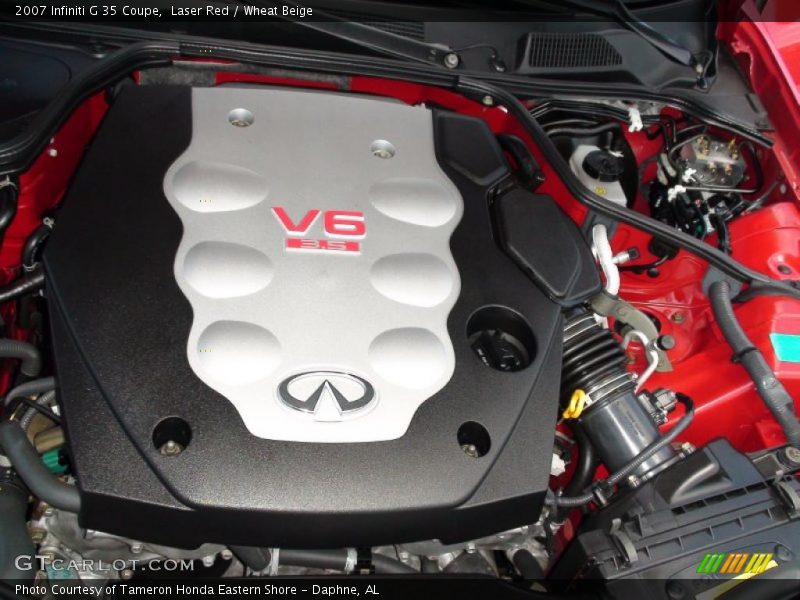 Laser Red / Wheat Beige 2007 Infiniti G 35 Coupe