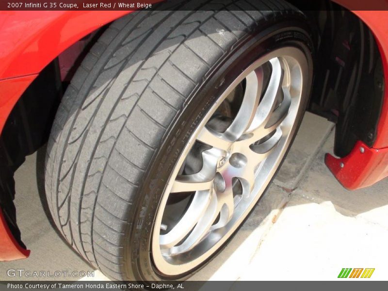 Laser Red / Wheat Beige 2007 Infiniti G 35 Coupe