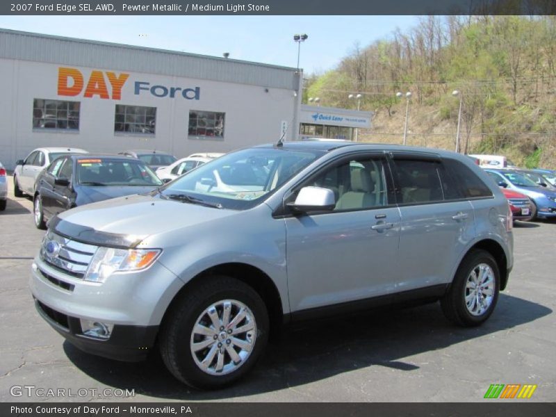 Pewter Metallic / Medium Light Stone 2007 Ford Edge SEL AWD