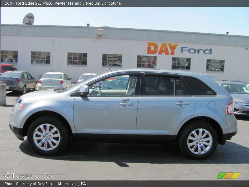 Pewter Metallic / Medium Light Stone 2007 Ford Edge SEL AWD