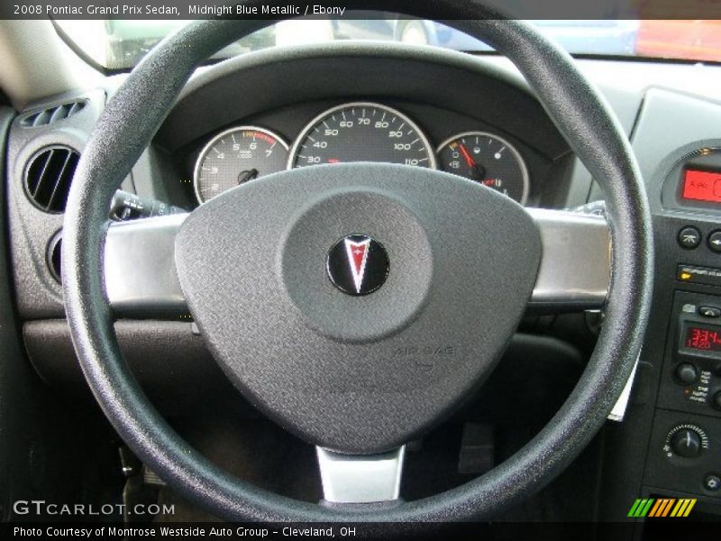 Midnight Blue Metallic / Ebony 2008 Pontiac Grand Prix Sedan