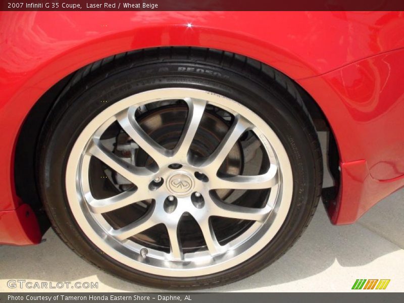 Laser Red / Wheat Beige 2007 Infiniti G 35 Coupe