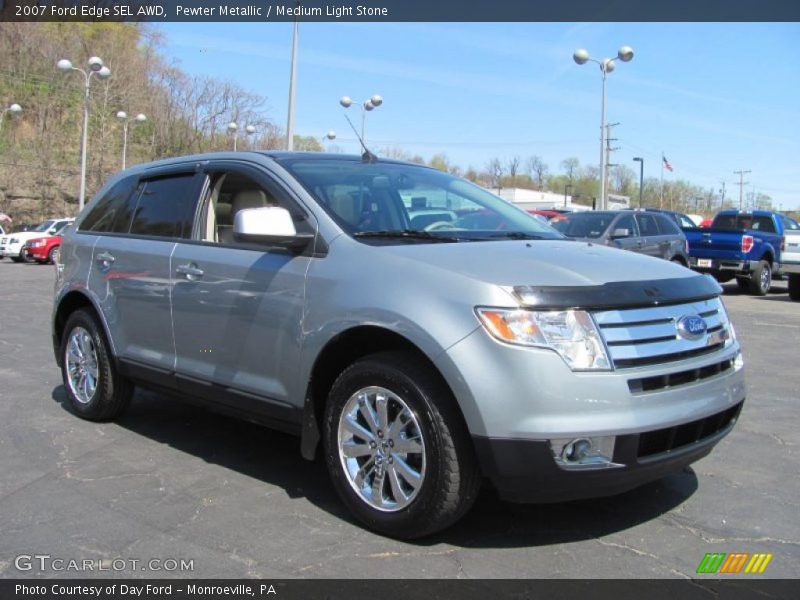 Pewter Metallic / Medium Light Stone 2007 Ford Edge SEL AWD