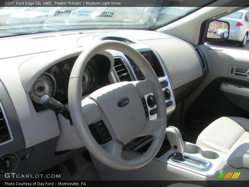 Pewter Metallic / Medium Light Stone 2007 Ford Edge SEL AWD